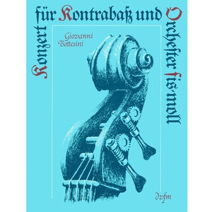 Breitkopf & Hrtel Giovanni  Bottesini: Kontrabasskonzert fis-moll