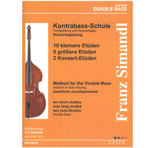 C. F. Schmidt Franz Simandl: Method for the Double Bass pianoforte accompaniment