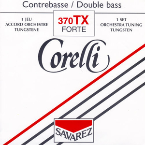Corelli 370LTX Orchester Bass Satz mit langer E Saite (210cm)