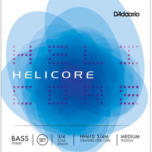 D'Addario Helicore Hybrid Bass 3/4 D Saite