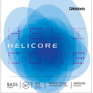 D'Addario Helicore Hybrid Bass 3/4 E Saite
