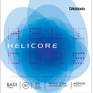 D'Addario Helicore Hybrid Bass 3/4 G Saite