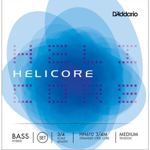 D'Addario Helicore Hybrid Bass 3/4 tiefe H Saite