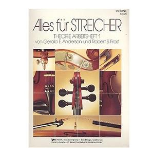 Siebenhner Musikverlag Gerald E. Anderson und Robert S. Frost: Alles fr Streicher, Theory Workbook 1 for string bass